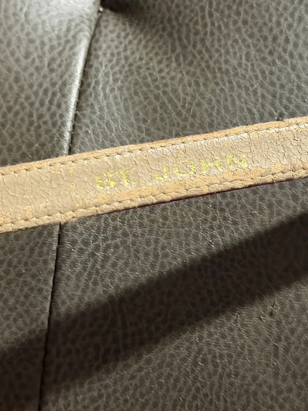 Vintage ST John Red Belt